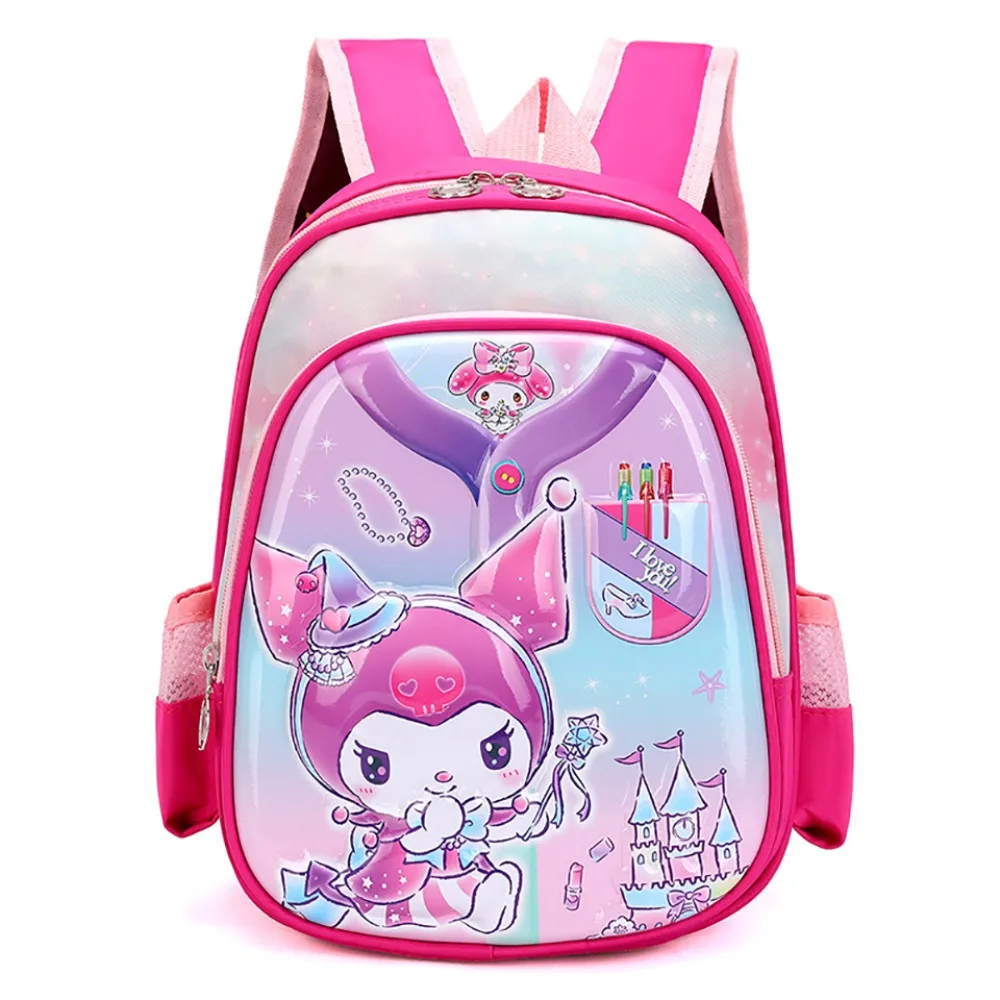 Classic Animated Movie Princess Elsa Pattern Large Capacity Fashionable Children's Backpack 3D Hard Shell Cute Student Schoolbag