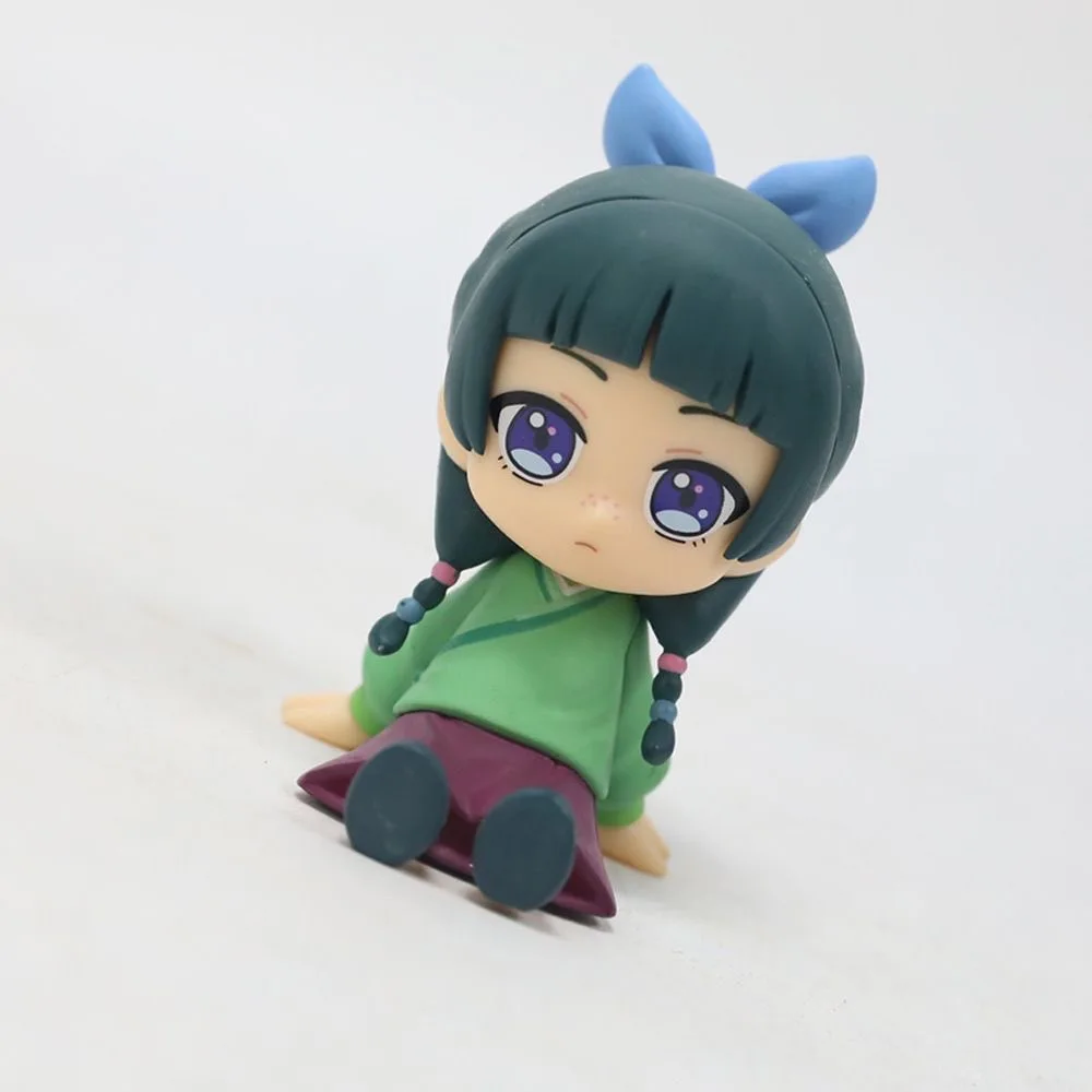 The Whispering of the Medicine House Girl Mini Cat Ren Sitting Cosplay Ornament Toy Gift