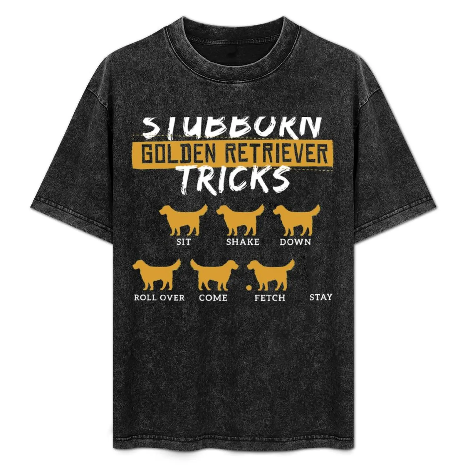 

Golden Retriever Lover Funny Gift Idea 4 Dog Fans Long Sleeve T-Shirt Basic Solid Color Short Sleeve Cotton Top