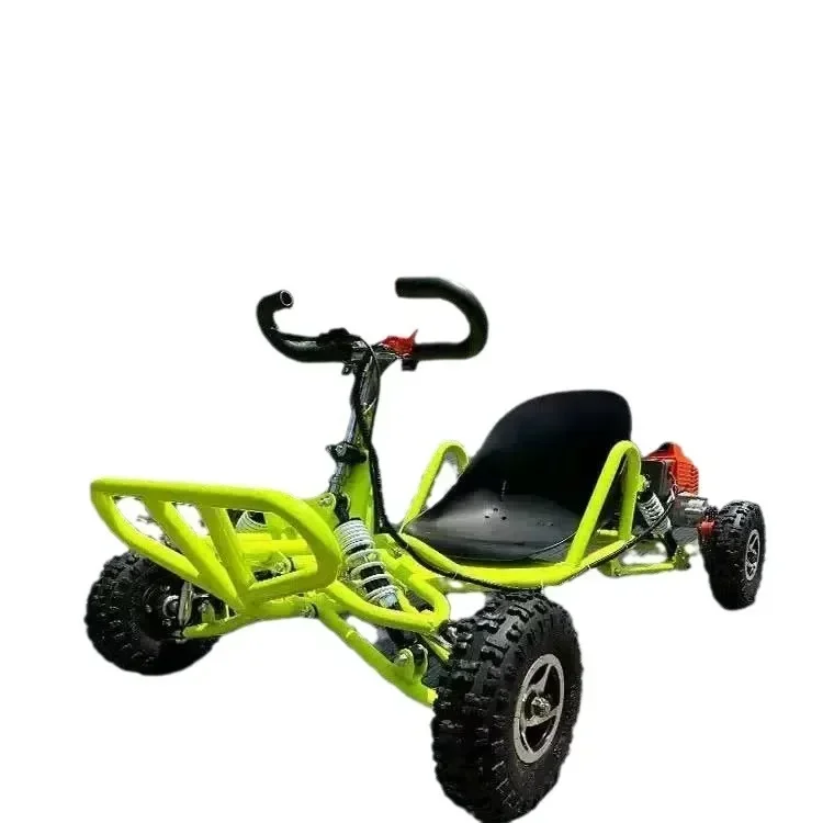 Fluorescent Green Gasoline All Terrain Drift Adult Off Road Car Go Kart Beach Buggy for Sale