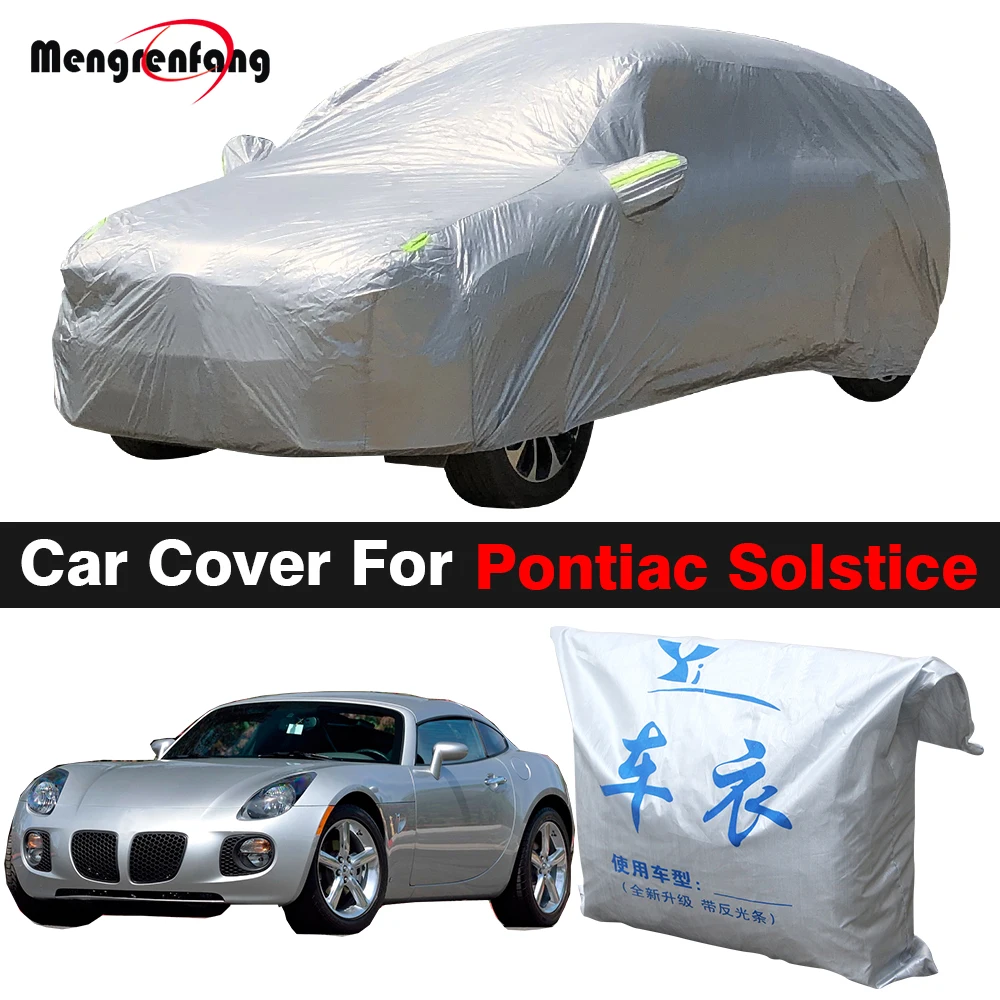 Car Cover For Pontiac Solstice Auto Outdoor Anti-UV Sun Shade Snow Rain Resistant Cover Windproof