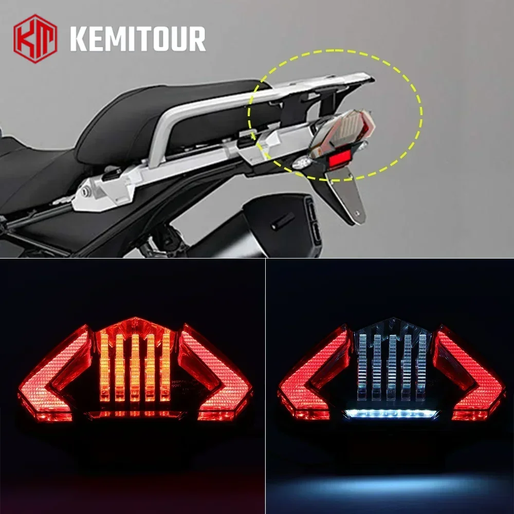 E24 Tail Light For BMW R1200GS F800 G650 F650 GS Dakar R S ST ADV Brake Lamp DRL E-mark LED Taillight Motorcycle Accessories