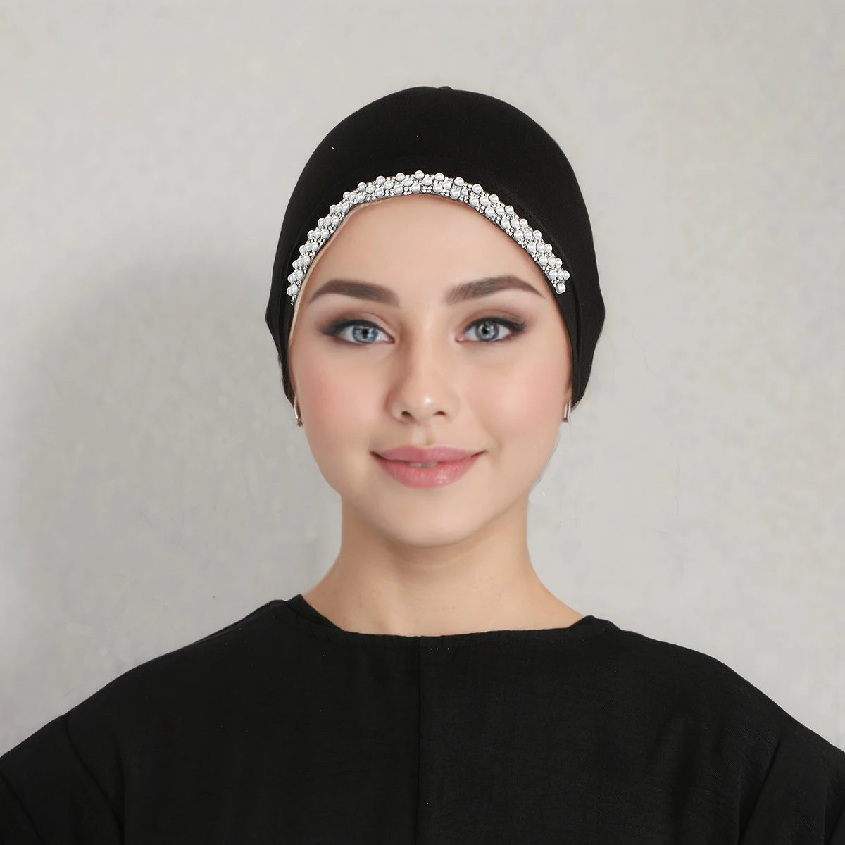 

Джерси, нижний шарф, тюрбан с бриллиантами, внутренний хиджаб, шляпа, капот, женская мусульманская шапочка, кепка ниндзя, головной платок, тюрбан, Mujer, головной убор