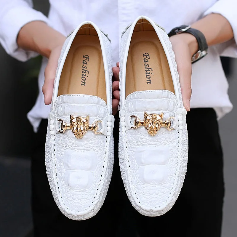 italian shoes man slip on loafers for man designer shoes dress loafers office casual business shoes man barefoot