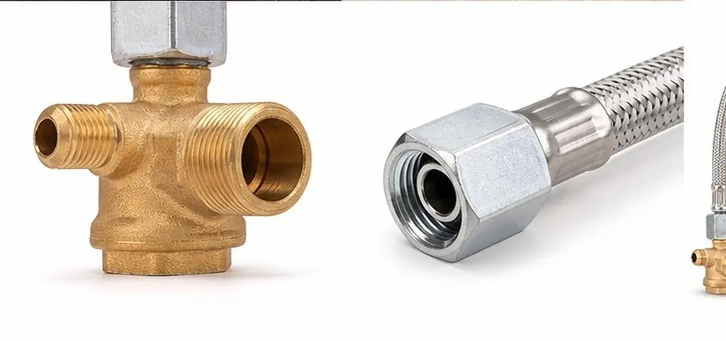 Air Compressor Intake Hose 280Mm Copper One-Way Valve Flexible Copper Piping Compressor Spare Hardware Pneumatic Tool Air Hose