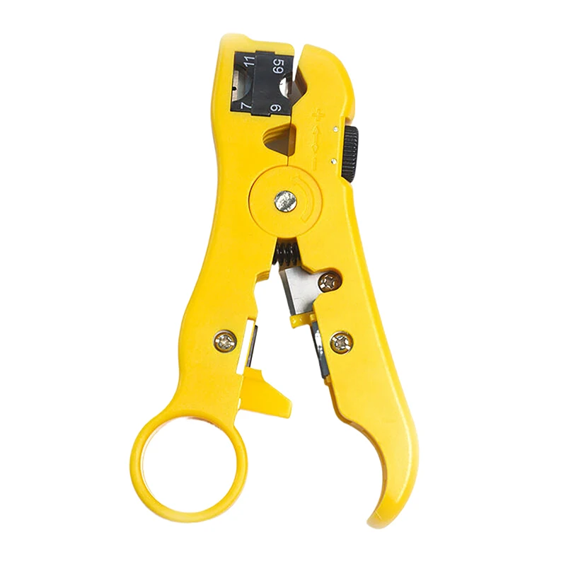 Multifunction All-In-One Stripping Tool Wire Stripper Coaxial Cable Stripper Cutter Plier Rotary Wire Stripping Electrician Tool