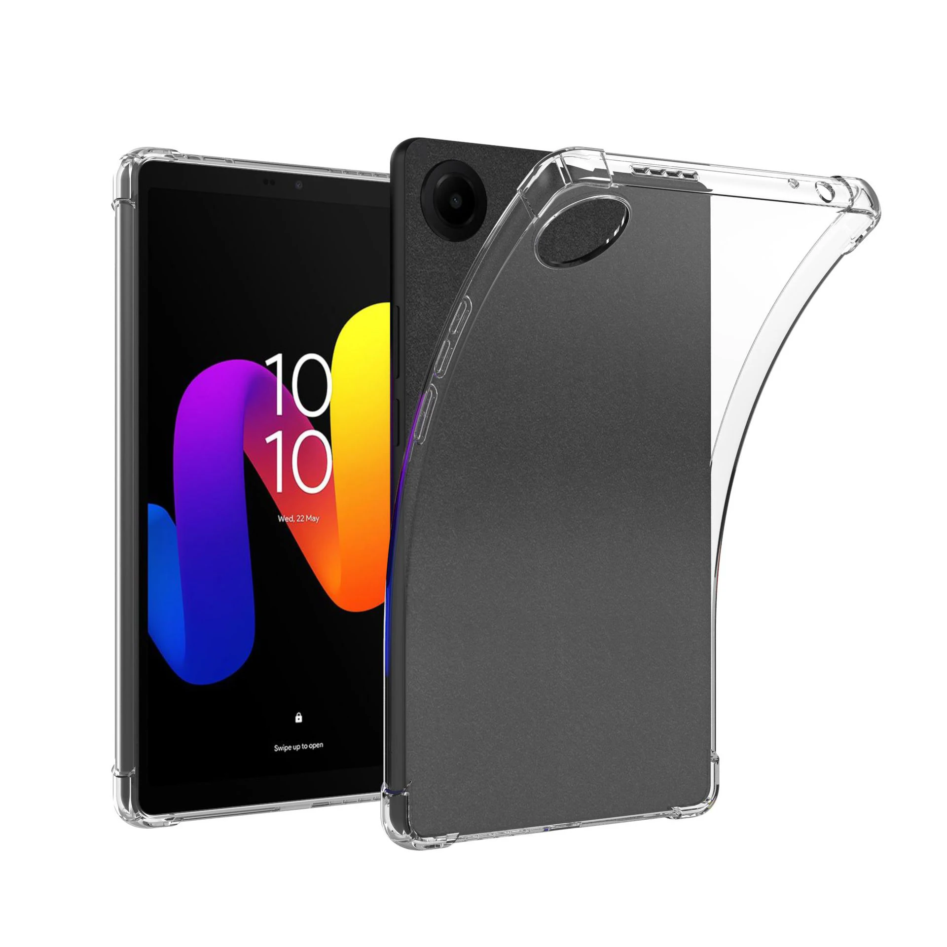 

Shockproof Anti-Fall Transparent TPU Case for TCL TAB 8 Gen 2 8.7" with 4 Corner Airbag Protective Cover