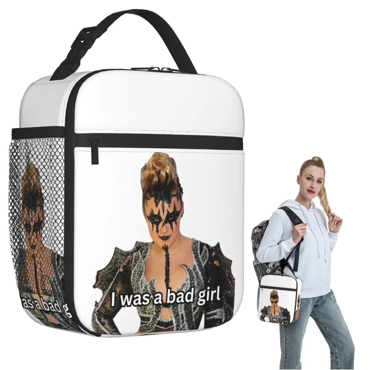 JoJo Siwa Bootleg Singer Karma Album Bolsa térmica para el almuerzo para mujeres y niños, cajas de comida a prueba de fugas, bolsa térmica para el almuerzo