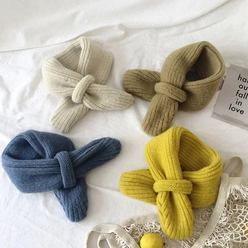 Nueva marca de bufanda para niños, bufandas cálidas para bebés, bufanda de invierno para niñas, bufandas para bebés con cuello de lana