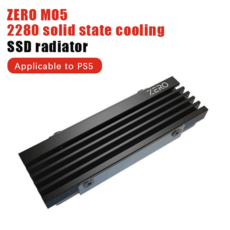 M05 M.2 2280 SSD Heatsink M.2 NVME Radiator Aluminum Alloy Efficient Radiator With Thermal Silicone Pad Cooler For PC Cooling