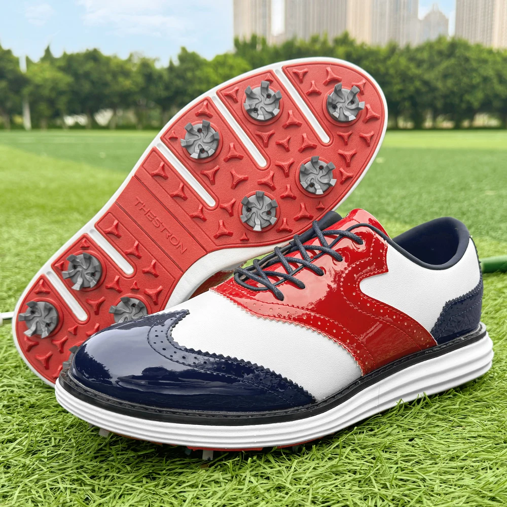 2025 Men's Golf Shoes Comfortable, versatile, slip-resistant studded golf shoes Unisex golf sports casual shoes