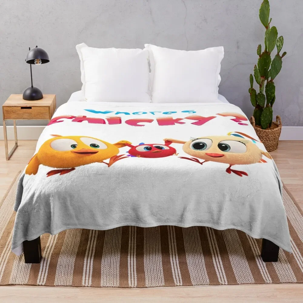 where's chicky Throw Blanket Bed linens Hair Blankets