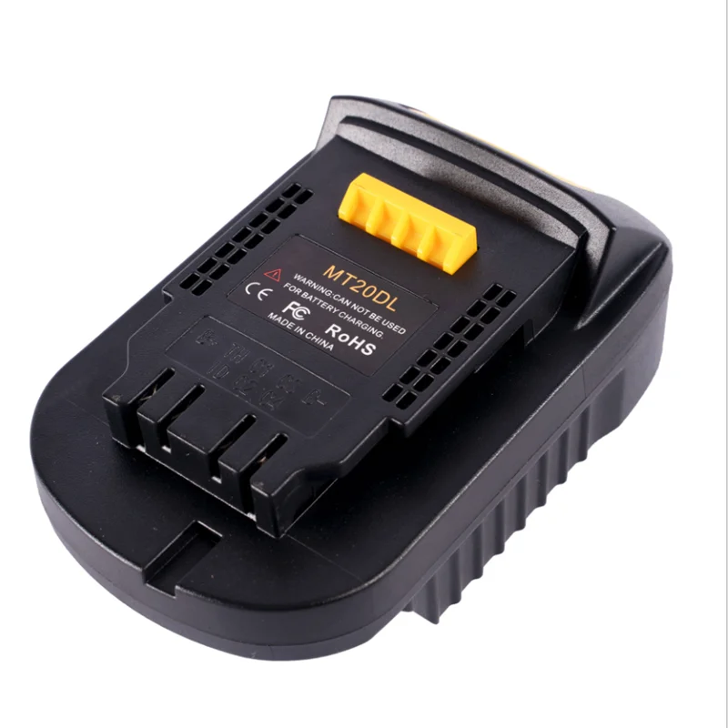 MT20DL Battery Adapter For Makita 18V Bl1830 Bl1860 Bl1815 Li-Ion Battery For Dewalt 18V 20V Dcb200 Li-Ion Battery