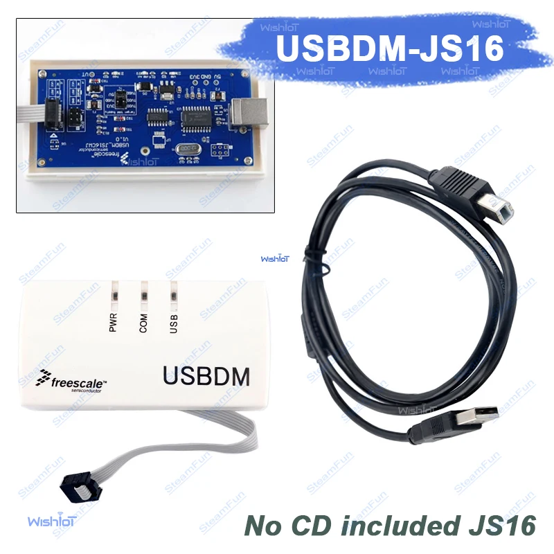 USBDM OSBDM for Freescale Download Debugger Emulator USBDM_JS16CWJ 48MHz USB2.0 V4.12 with Cable