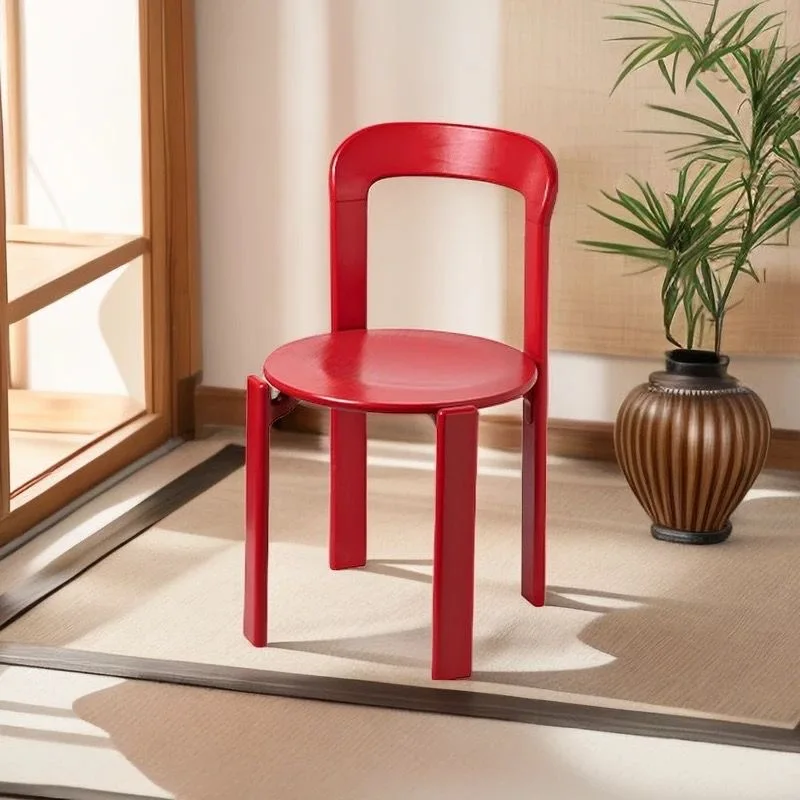 

Wooden dining chair, home living room back chair, simple homestay negotiation chair