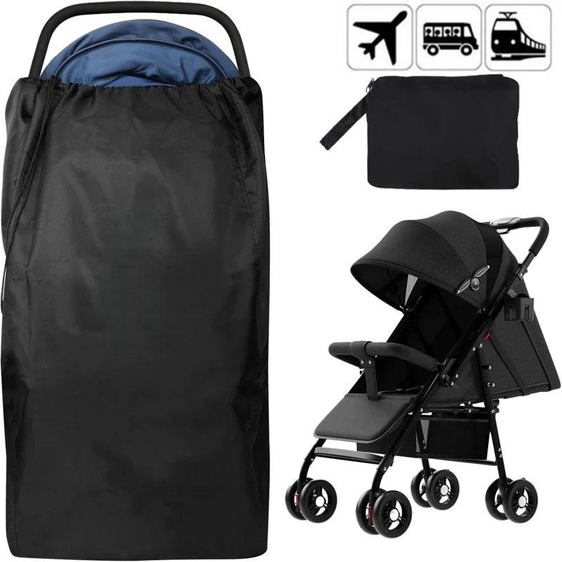 Baby Stroller Storage Bag for Airplane Transport Universal Dustproof Walker Pram Cover Travel Gate Check Bag Carts Accessories