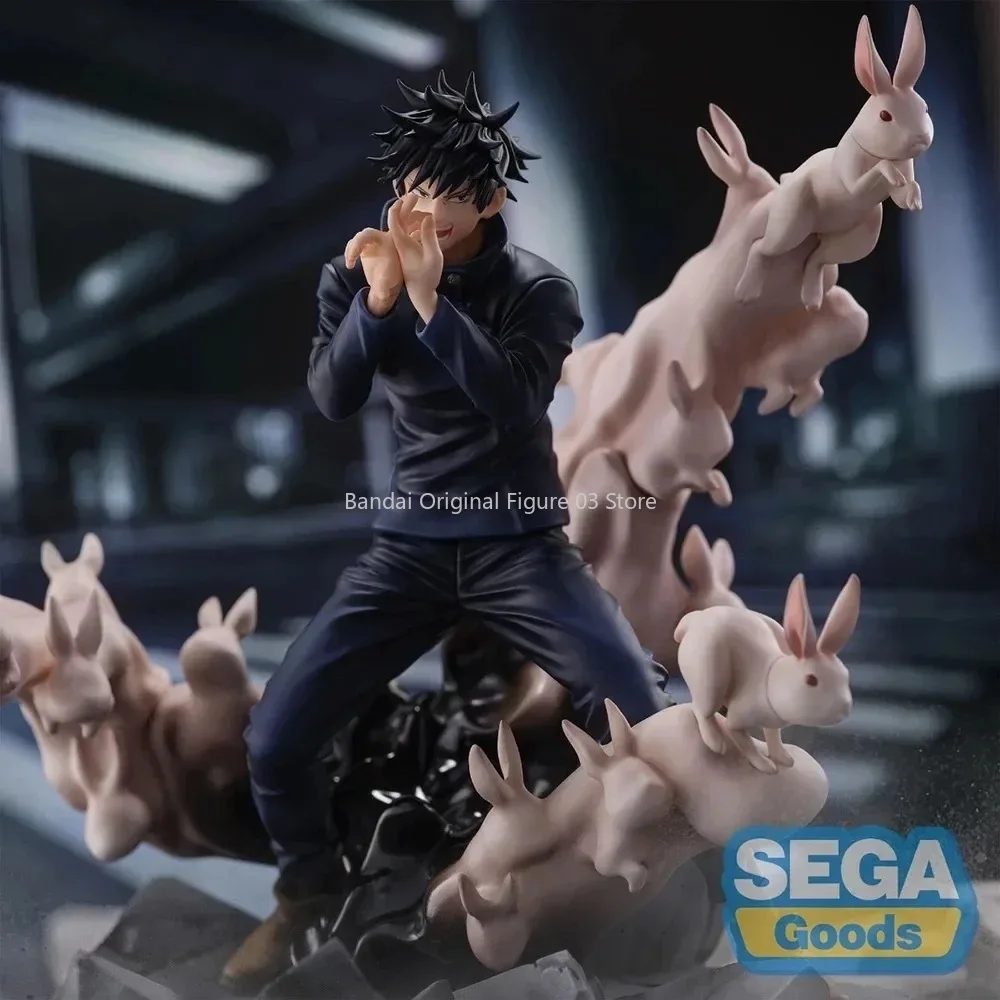 En stock Original SEGA Jujutsu Kaisen 19cm Fushiguro Megumi estatua Anime estatuilla PVC modelo muñeca colección juguete para regalo