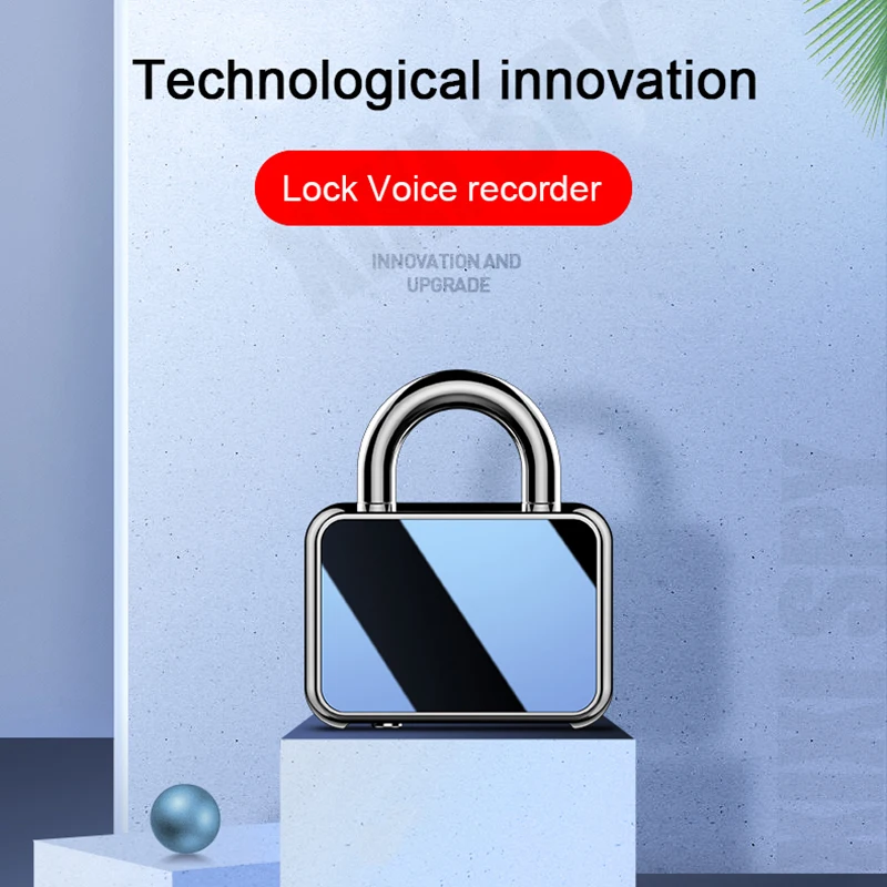 الجاسوس مخفي مسجل صوت صغير منشط جهاز تسجيل الصوت الرقمي سلسلة مفاتيح يمكن ارتداؤها صوت احترافي صغير الإملاء STTWUNAKE #4