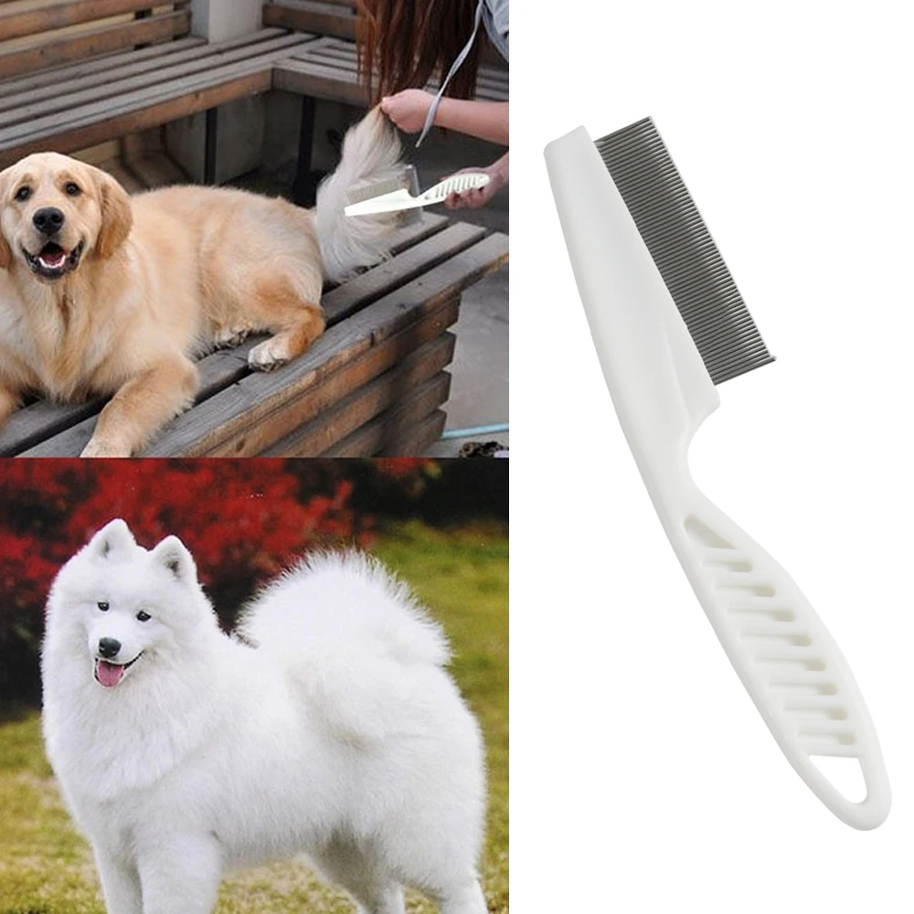 Home Pet Animal Care Protect Flea Comb for Cat Dog Pet Stainless Steel Comfort Flea Hair Comb