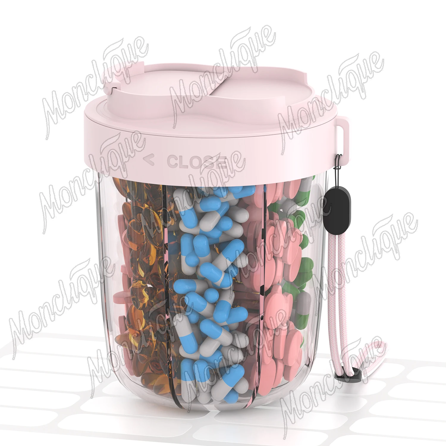 

Weekly/Mouthly Medicine Pill Box Travel Medicines Case Portable Pills Dispenser Anti-mixing Medicine Storage Organizer 7 Grids