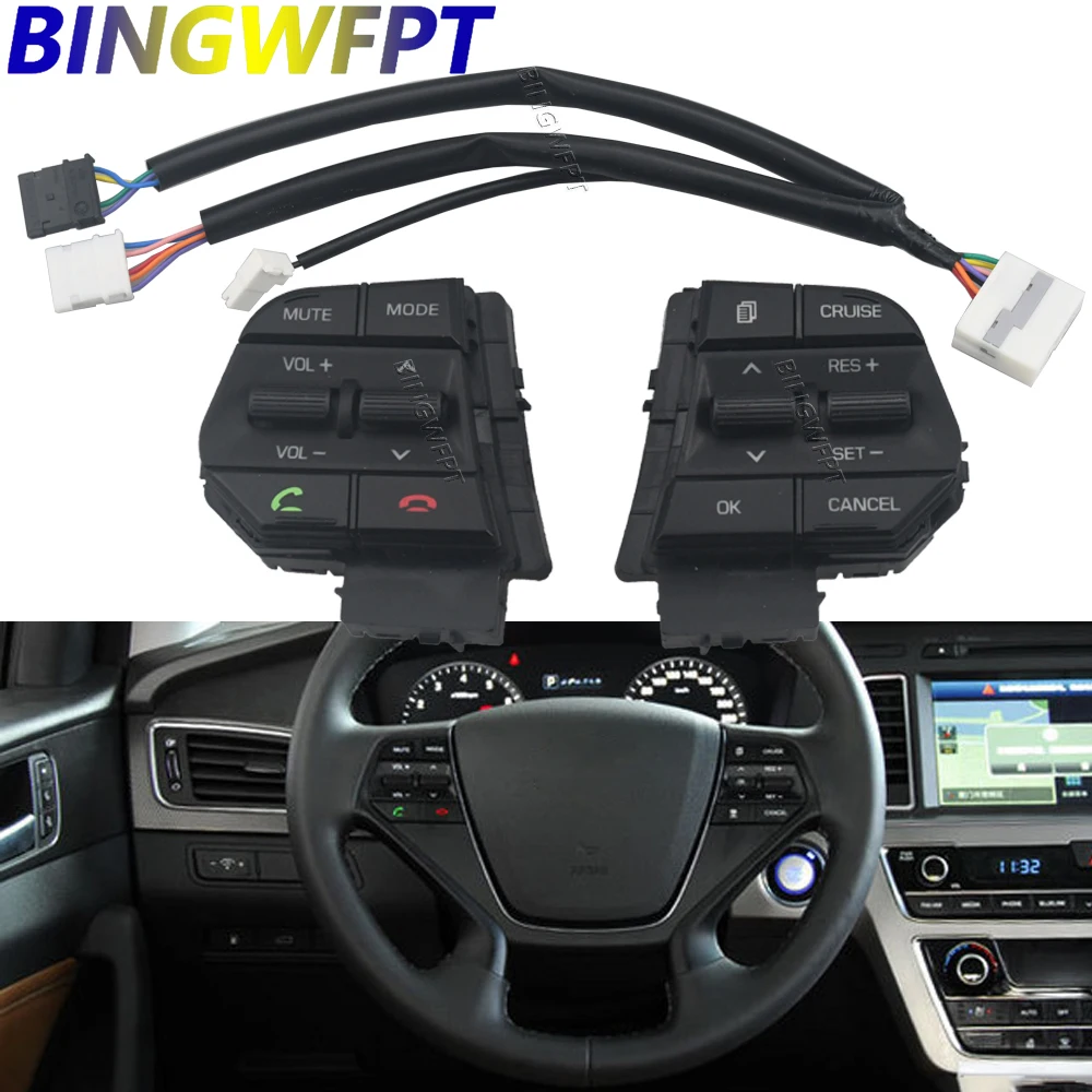 

Новая многофункциональная кнопка управления громкостью на руле с подсветкой для Hyundai Sonata 9 2.4 2015 2016 2017