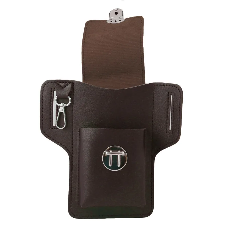 Phone Belt Bag For Men Bags Cell Phone Loop Holster Phone Pouch Wallet High Quality Multifunctional PU Leather Phone Case