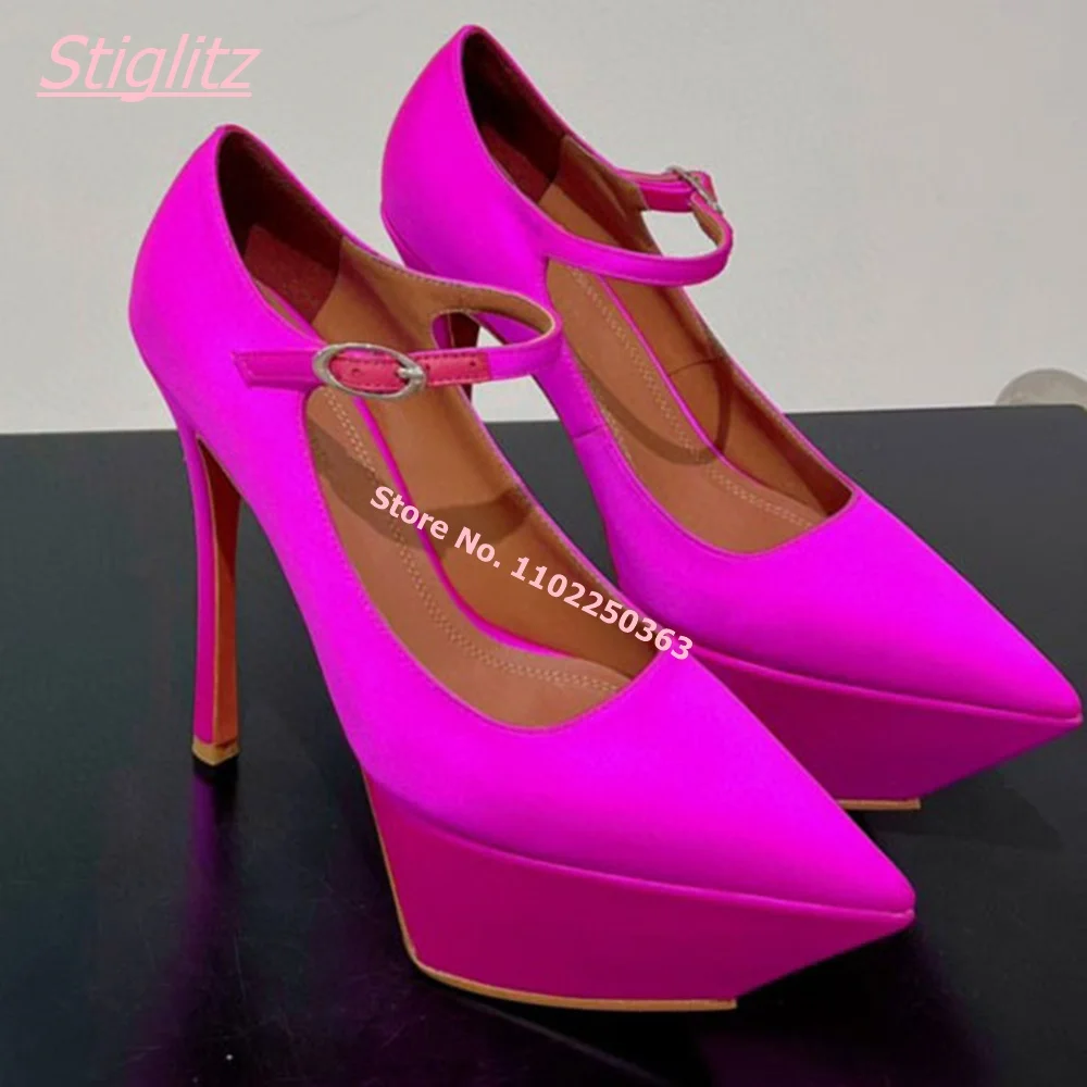 Summer New Women Pumps Luxury Platform Pointed Toe Elegant Thin High Heel Suede footwear Real Picture Party Wedding Shoes