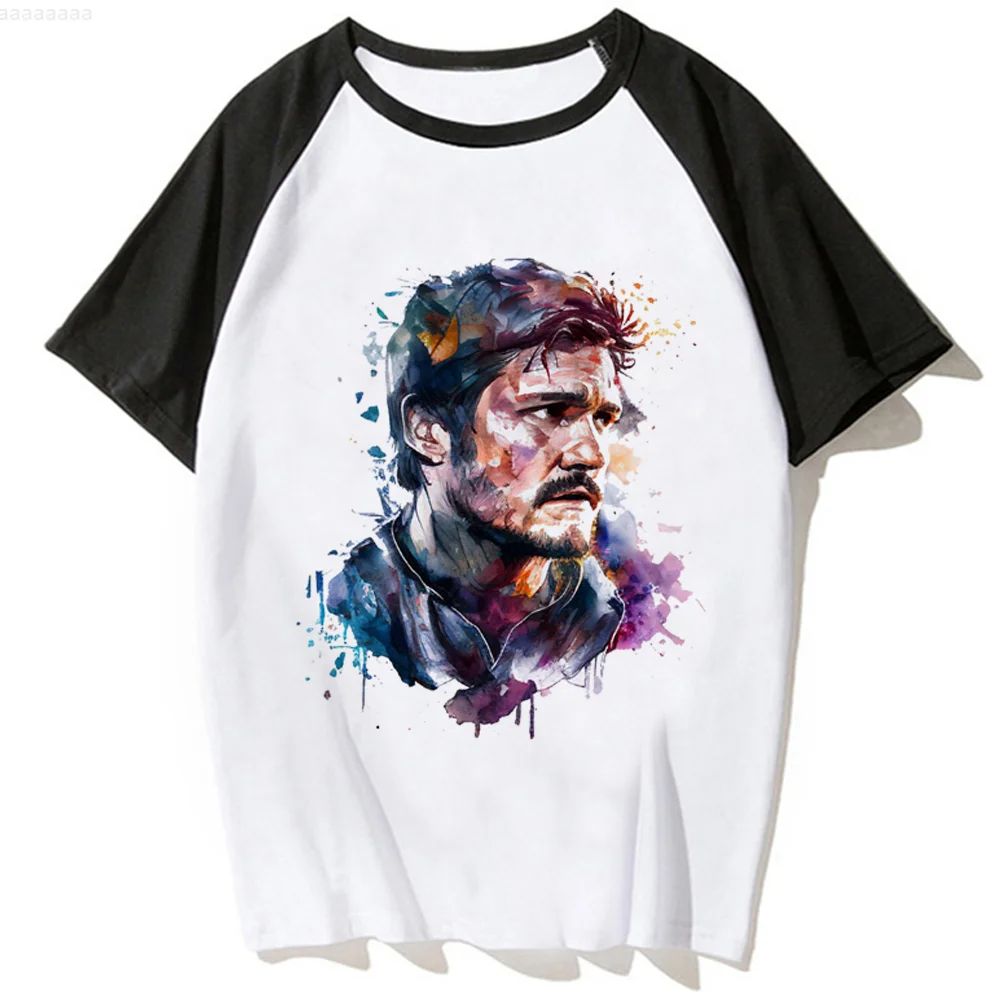 Футболка мужская с принтом Педро Паскаля, уличная одежда в стиле Харадзюку, предметы одежды в японском стиле