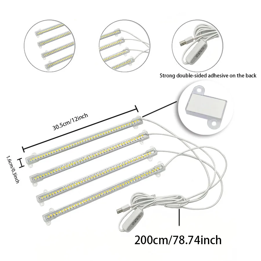 Full spectrum Led Plant growth Light strip 4 full spectrum multi-color Led timing plant light hydroponic dimmable strip