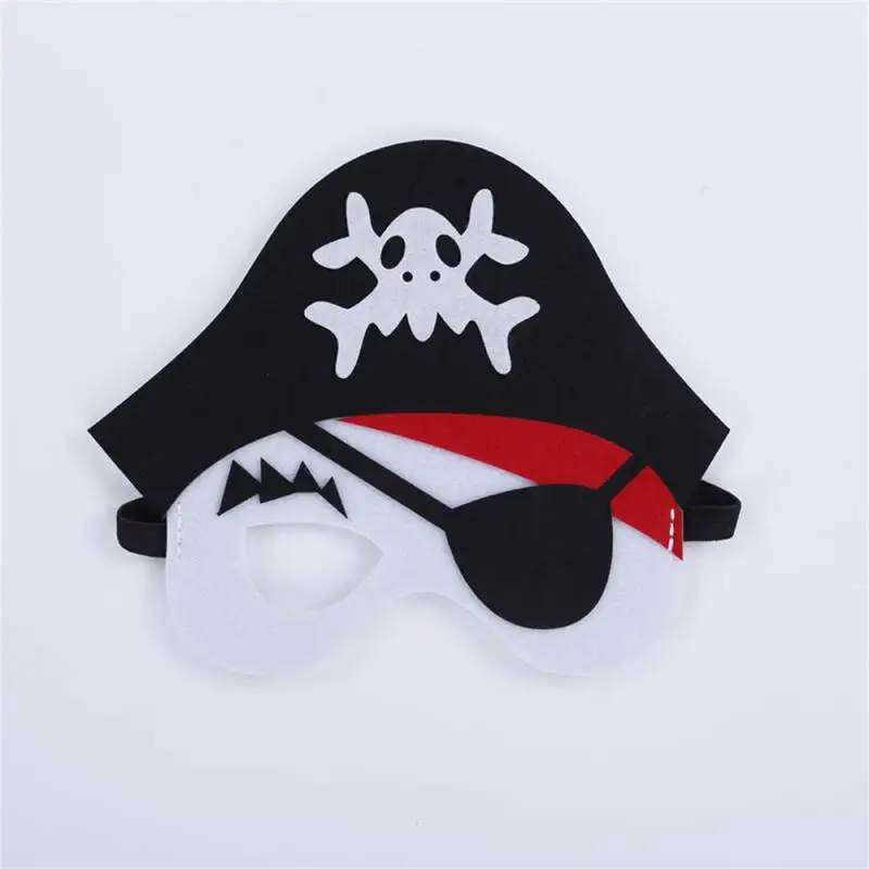 Pirate Eye Patches Skeleton Eye Mask Felt One Eye Skeleton Captain Eye Patches Halloween Pirate Theme Party Decoration