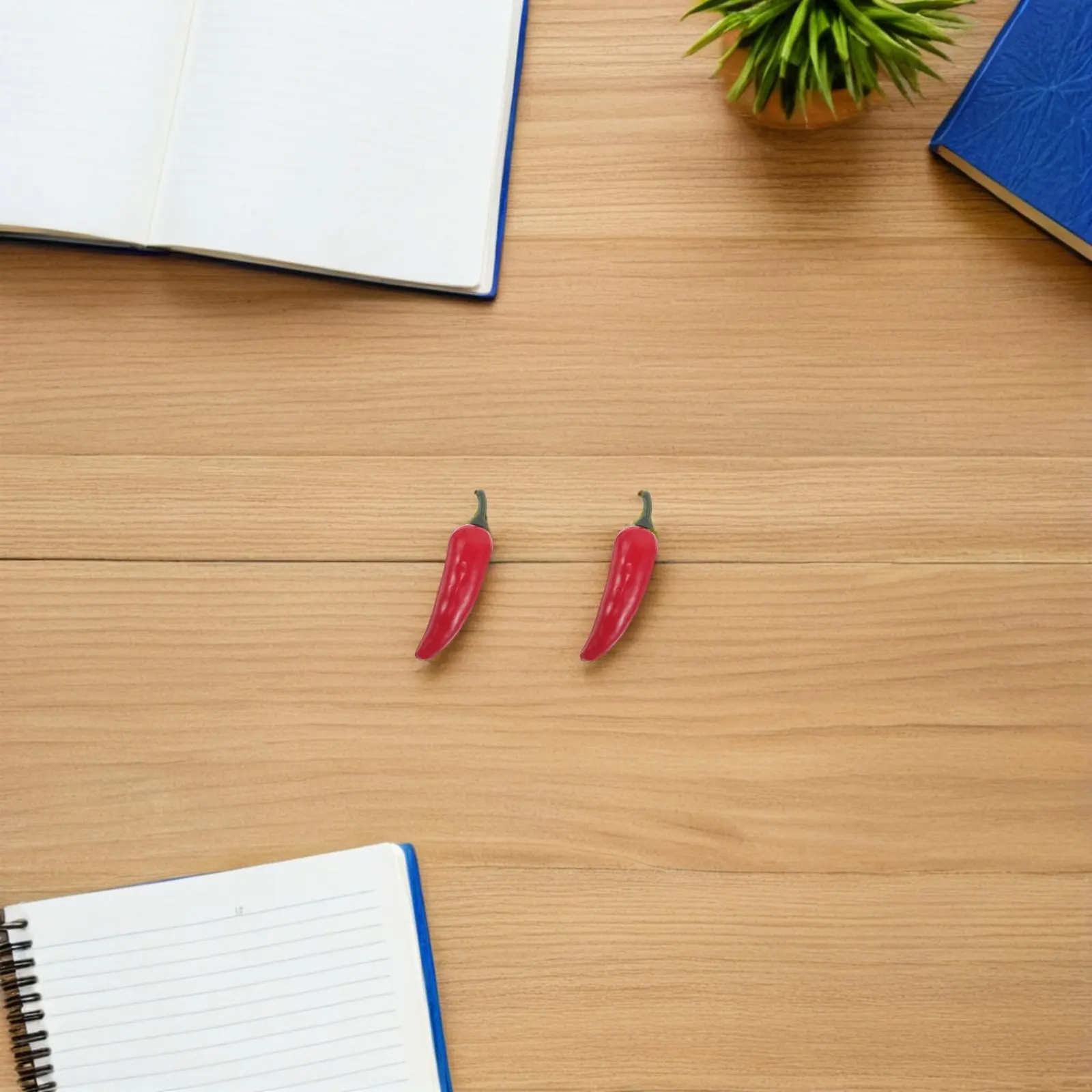 Decoración de Pimientos Artificiales Realistas Pequeños, Pimientos Rojos Falsos para Decoración de Paredes de Cocina, Decoración del Hogar, Accesorios Picantes