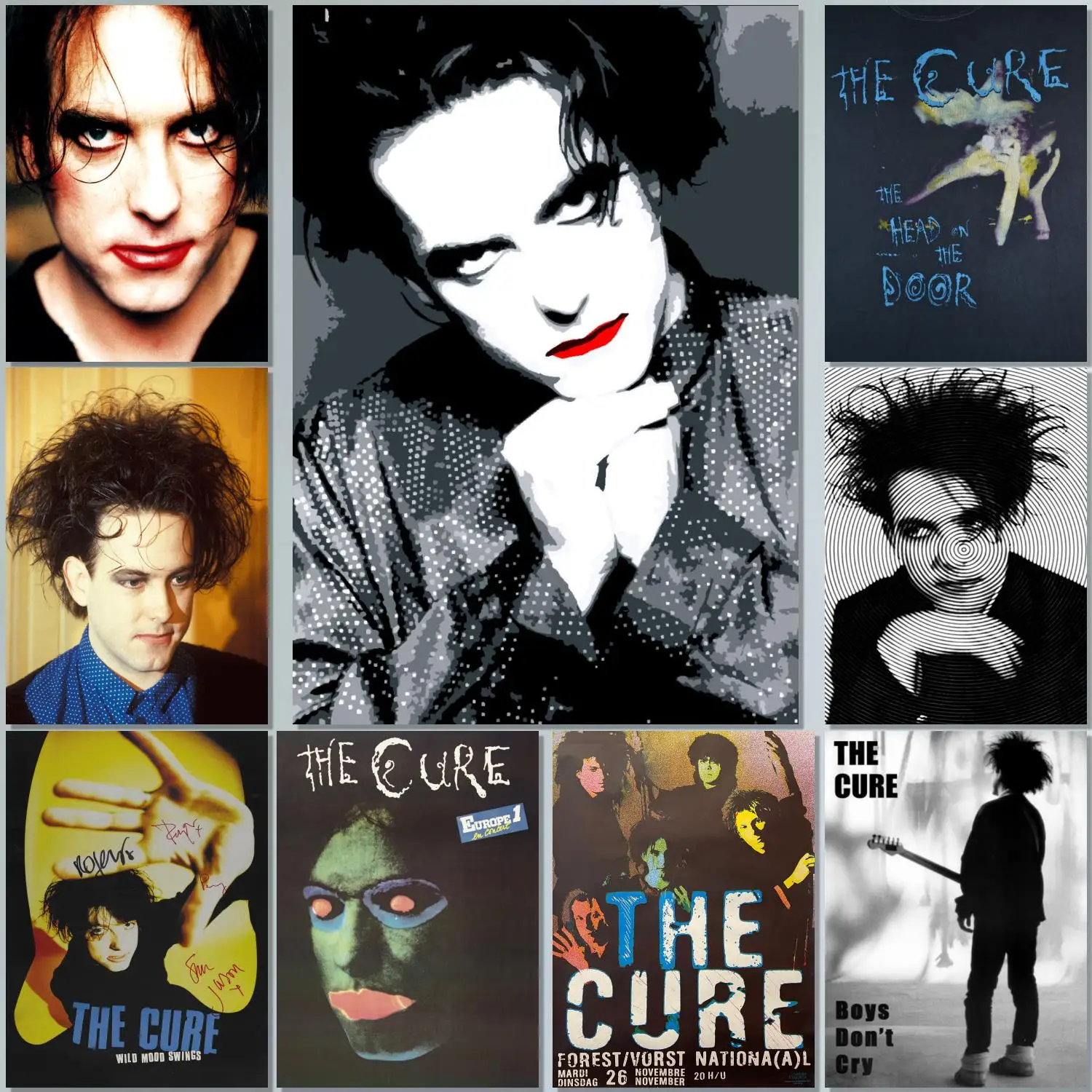 Singer The Cure Band Painting 24x36 Wall Art Canvas Posters room Modern Family bedroom Decoration Art wall decor