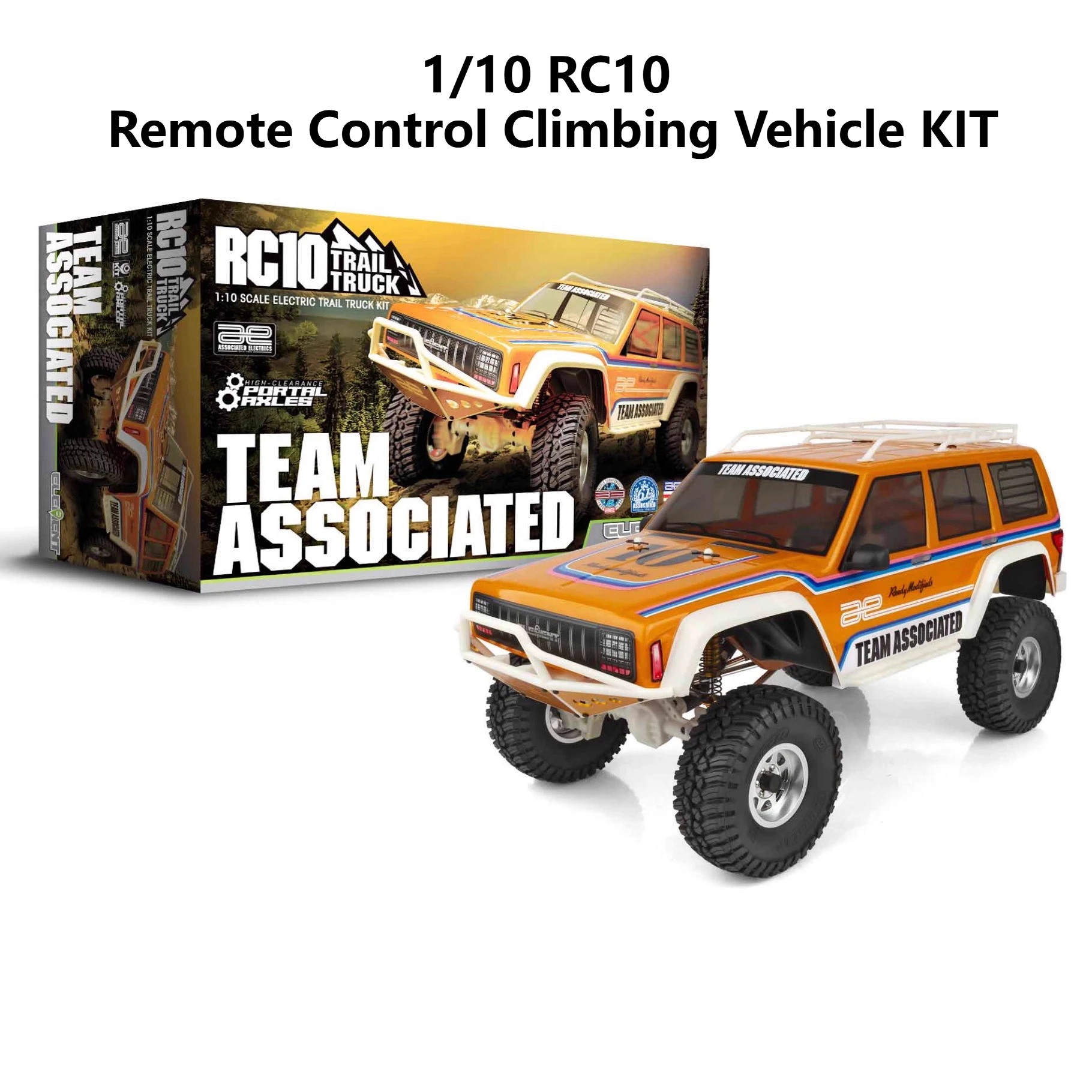 

RC Car Team Associated AE RC10 1/10 Cross-Gate Bridge Simulation Off-Road Vehicle Kit Electric Remote Control Car Model Toy Gift