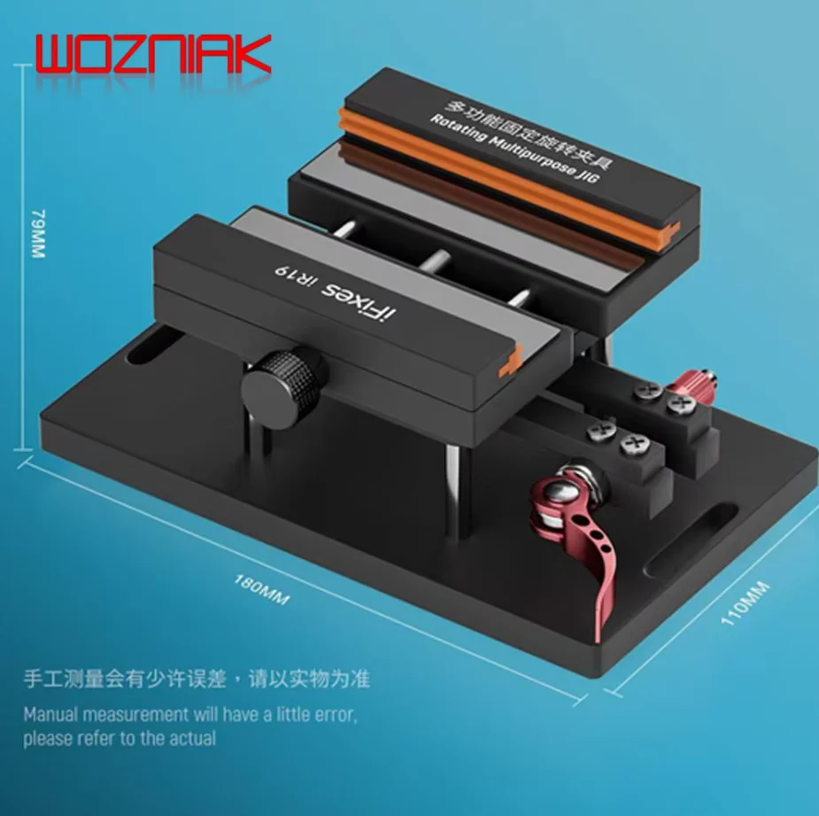 iFixes iR19 Anti-slip 360° Rotating Fixture Clamp Holder 2-in-1 for iPhone Samsung Huawei Remove the Back Cover Glass Repair