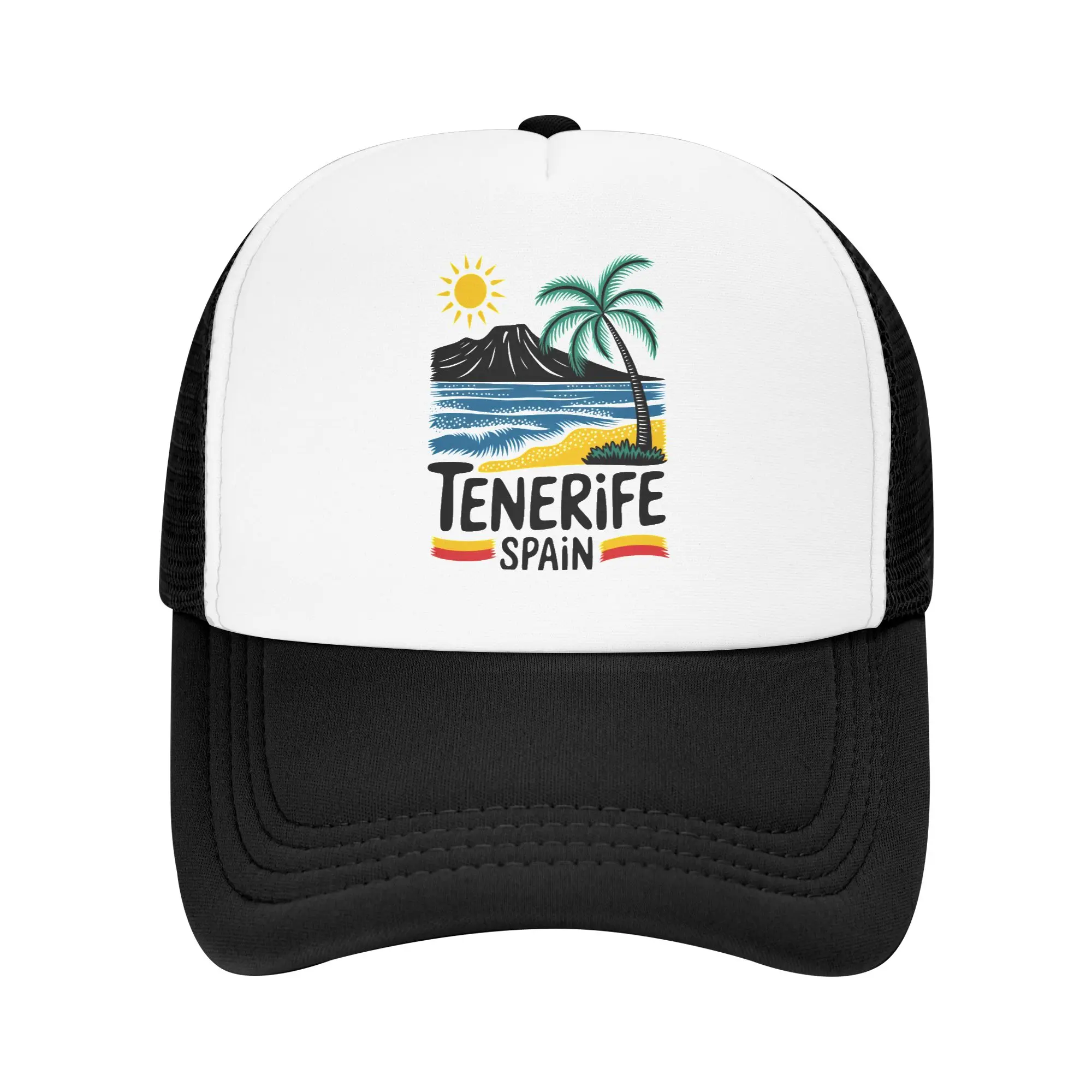 Tenerife Spain Retro Vintage Design Baseball Cap  y2k Cool Trucker Hat Summer Men Adult Running Hippie Snapback Cap