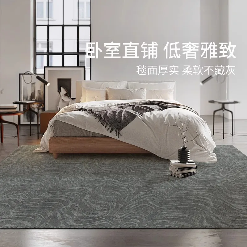Indian hand-woven pure wool carpet luxury villa living room bedroom premium floor mat Italian bedroom floor mat
