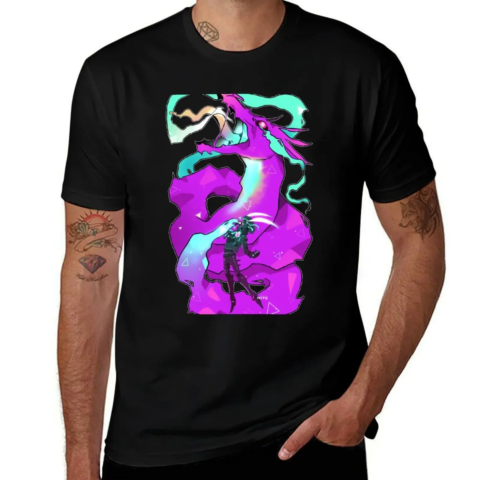 

The Dragon T-Shirt graphic tee shirt quick-drying blue archive mens graphic t-shirts