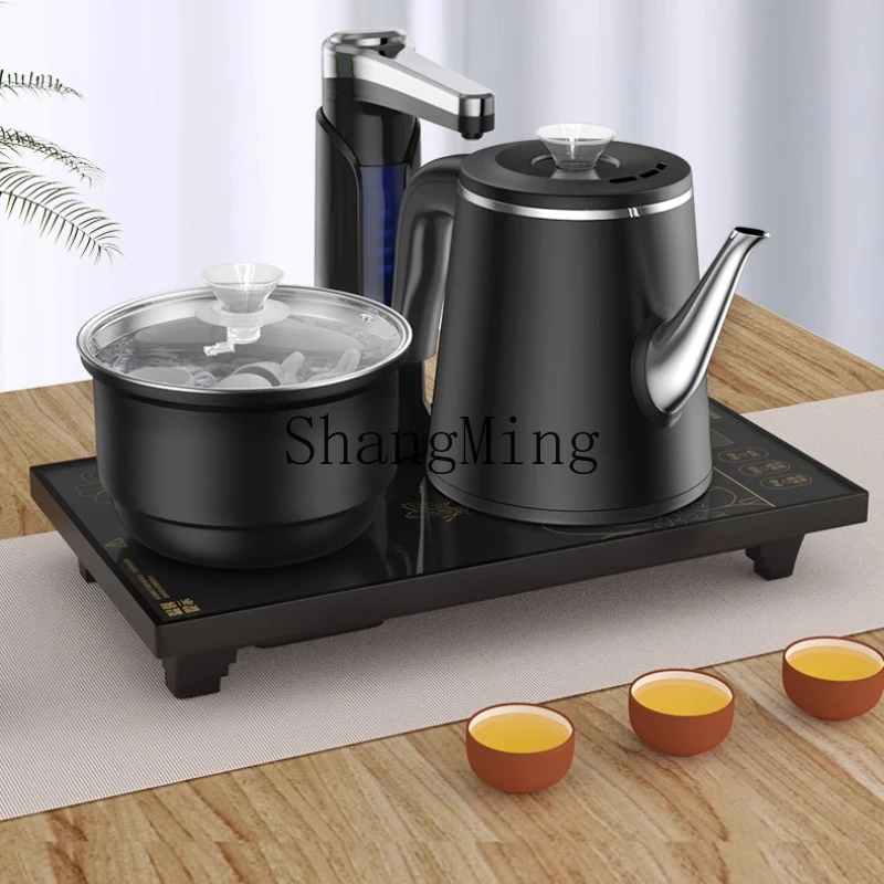 

SM tea table electric kettle all-in-one machine embedded automatic water supply tea table induction cooker