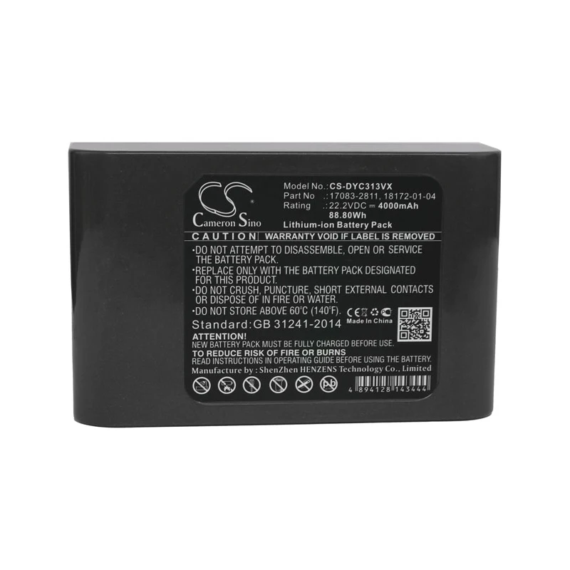 

GreenBatteryEnergy 4000mAh Battery for Dyson DC31,DC31 Animal, DC34, DC35,DC35 Exclusive, DC44,PLEASE note this battery is 22.2V