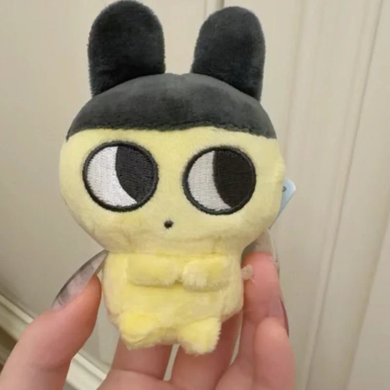 

Hot Tamagotchi Mametchi Cute Mini Soft Plush-Like Texture Sitting Doll Backpack Ornaments Keychain Desktop Collectible Girl Gift