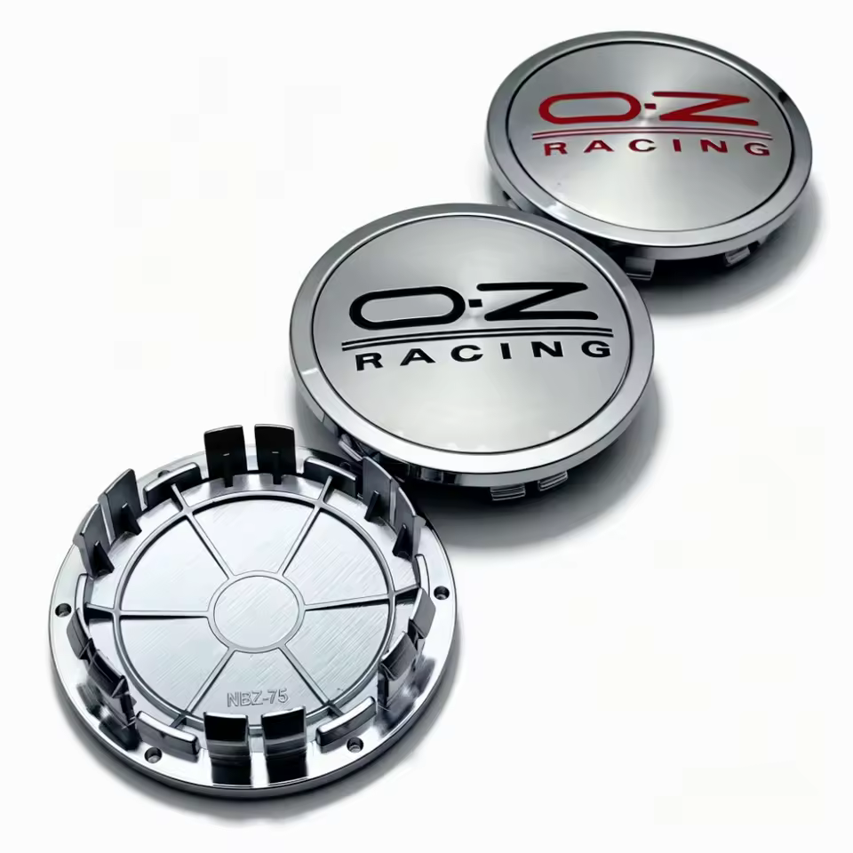 4x 75mm OZ Nabendeckel Radkappen 65mm Felgendeckel – Bild 4