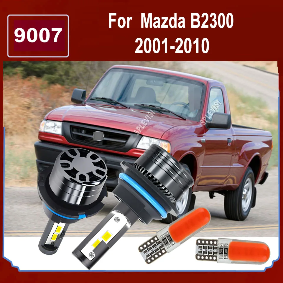 

LED White Headlight 9007 HB5 - Quick Setup and Simple Install No Need Warming Up For Mazda B2300 2001 2002 2003 2004 2005-2010