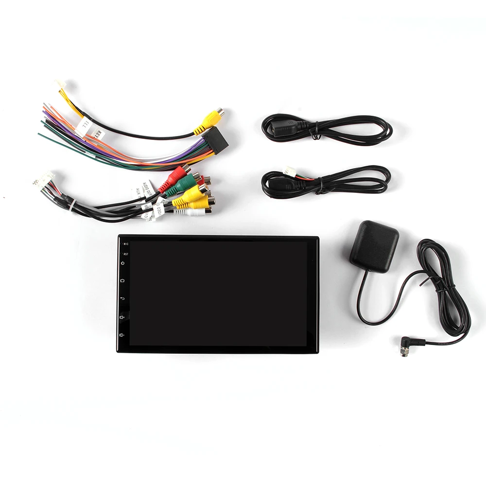 

7-дюймовый автомобильный радиоприемник 2DIN Wireless Carplay Full HD с сенсорным экраном с Bluetooth Android Auto Mirror Link Мультимедийная система