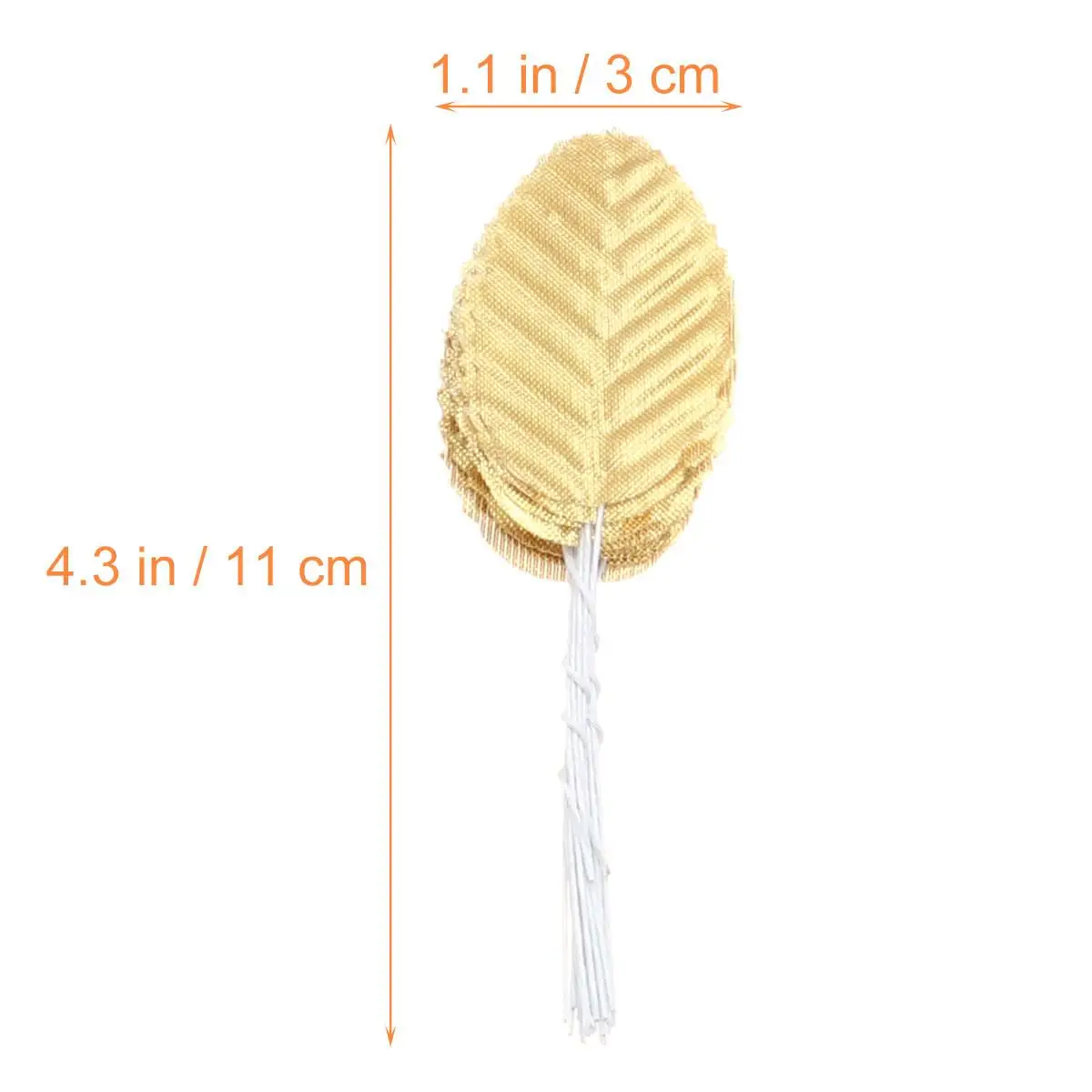 

200 Pcs Simulated Leaves Decoratrive Flower Arrangement Accessories Fake Artificial Plant