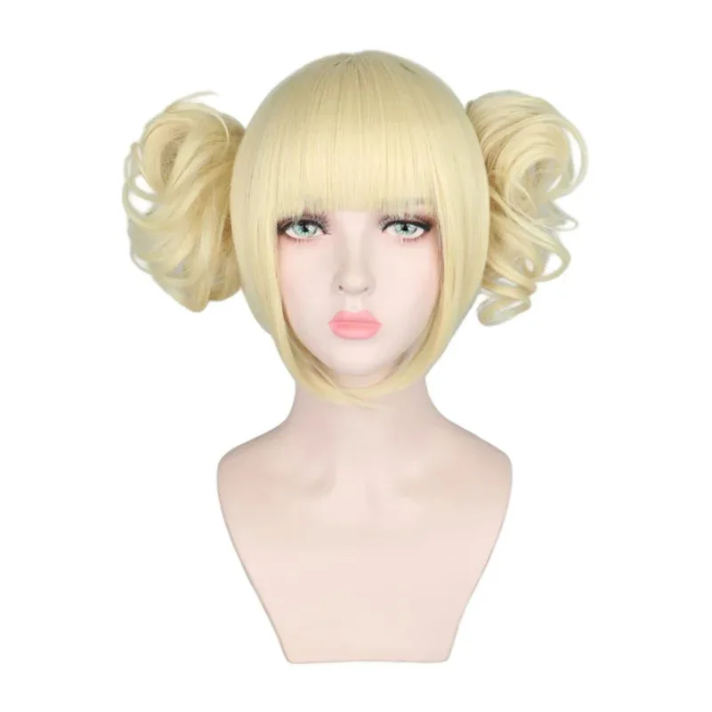 Disfraz de My Hero Academia para juego de rol de Halloween, disfraz de Anime Himiko Toga Himiko JK, uniforme, suéter, abrigo, peluca, disfraces