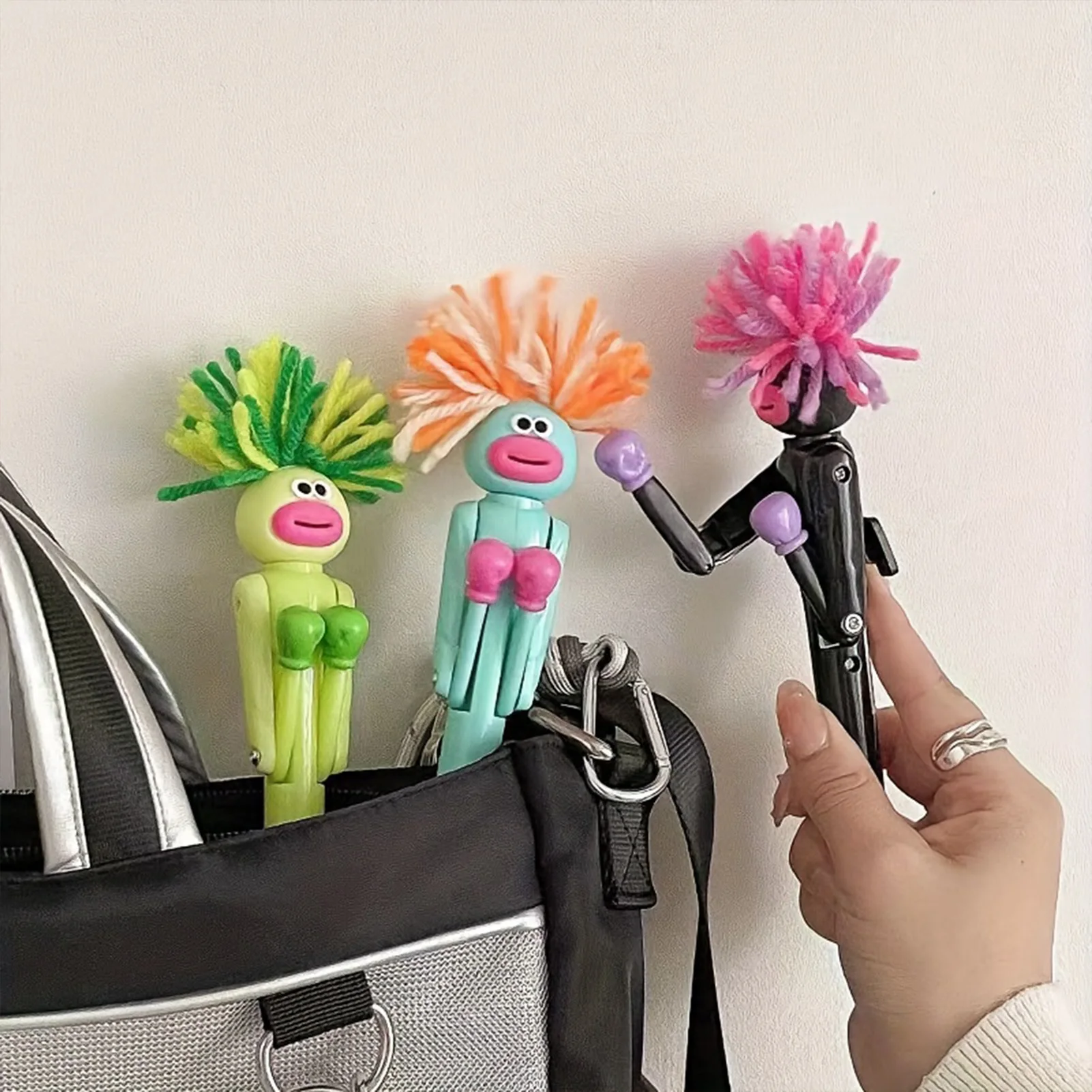 Cartoon Interactive Boxing Pen Comfortable Writing Experience Good-looking Cute Toy Suitable for Office & School Stationery