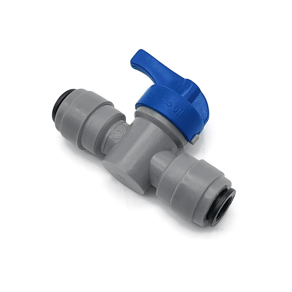 Kegland DUOTIGHT8MM(5/16) BALL VALVE SHUT OFF VALVE plastic quick connect pipe hose Connector beer tube push-in fittings joints