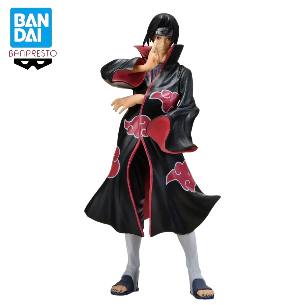 

In Stock Uchiha Itachi Naruto Anime Original Banpresto Bandai 19CM Action Figure Collectible Boxed Model Dolls Birthday Gift Toy