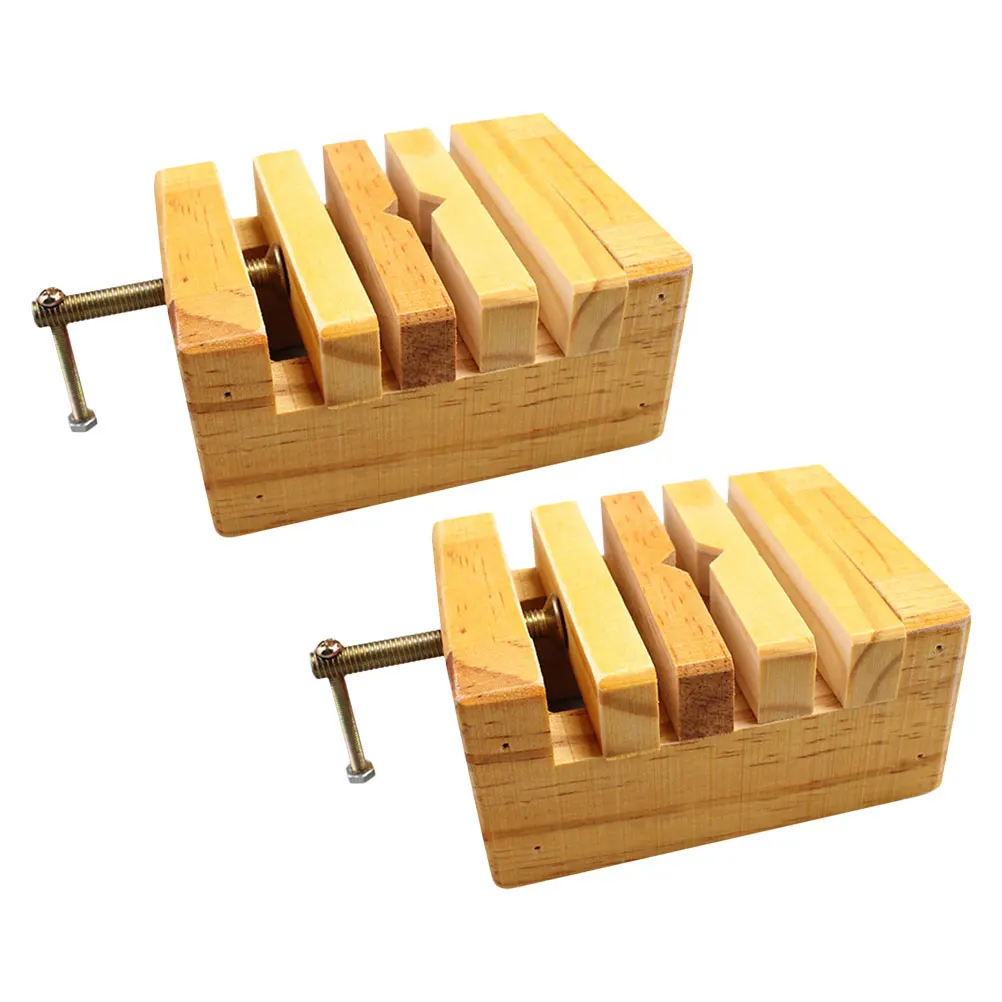 

2pcs Wooden Seal Engraving Bed Carving Workbench Mini Vise Clamp Stone Clamping Tool Diy Wood Vise Table Bench Clamp Stamp