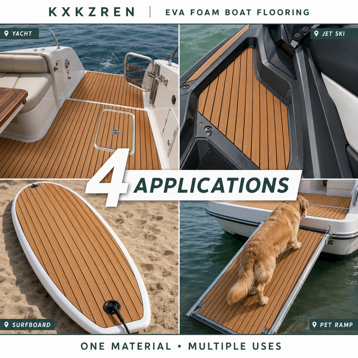 Коврик для палубы лодки KXKZRE – обзор и цена Eva Foam Sheet